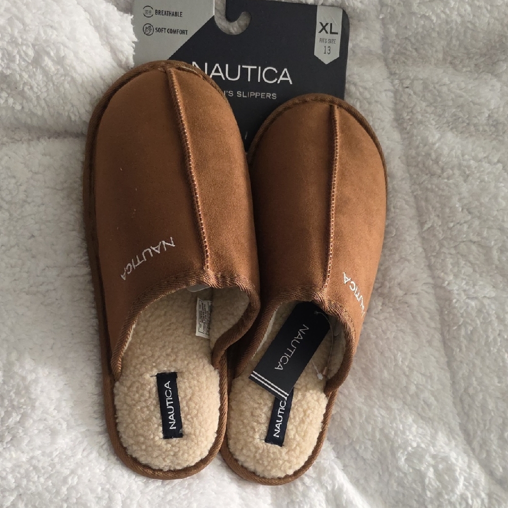 Nautica Tan Men's Slippers